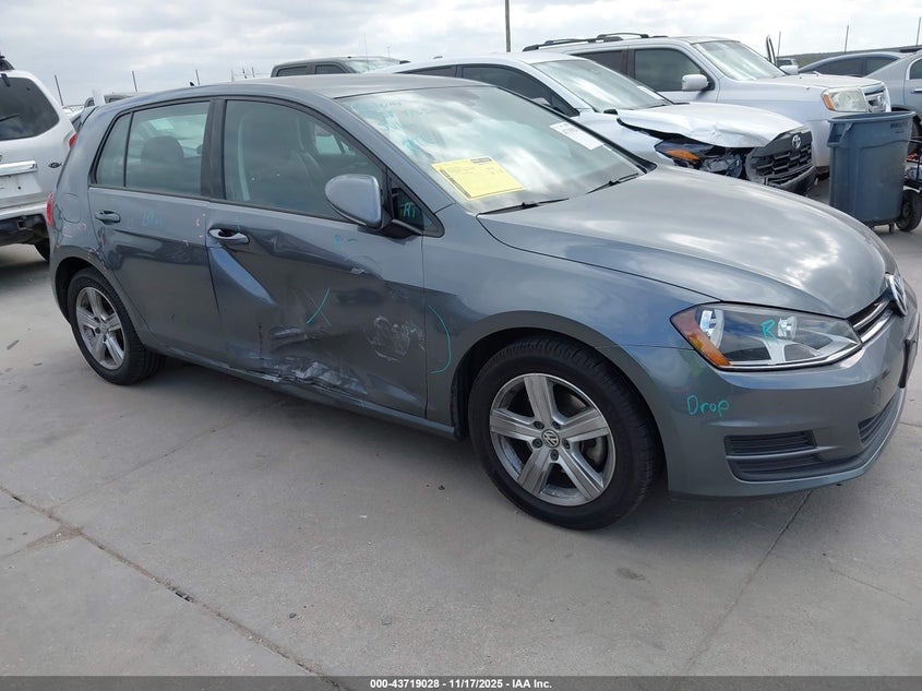 VOLKSWAGEN GOLF TSI S 4-DOOR/TSI SE 4-DOOR/TSI SEL 4-DOOR/TSI WOLFSBURG EDITION 4-DOOR