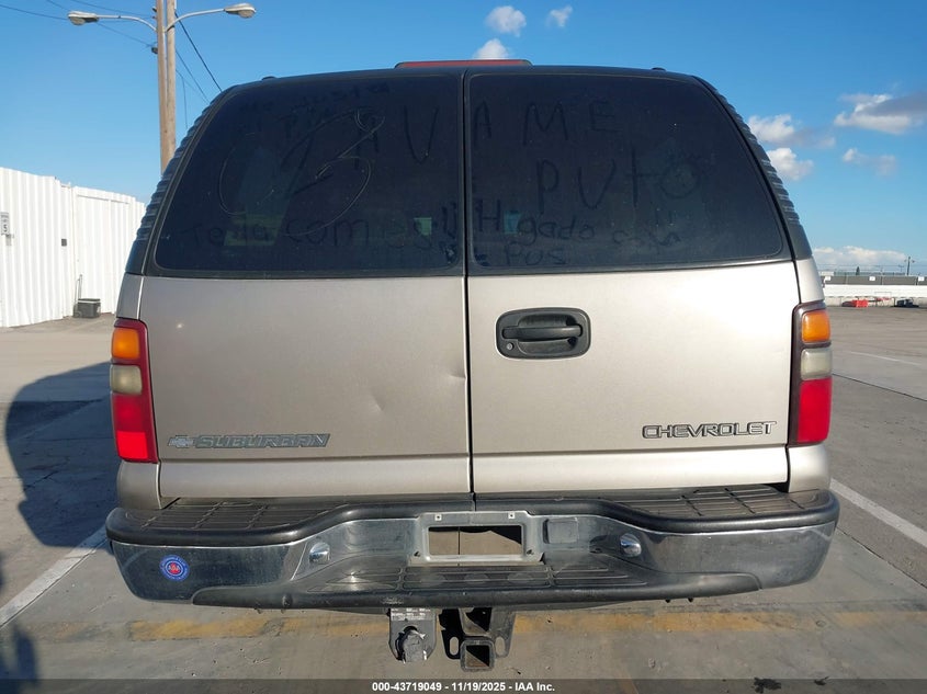 2001 Chevrolet Suburban 1500 Ls VIN: 1GNEC16T11J240293 Lot: 43719049