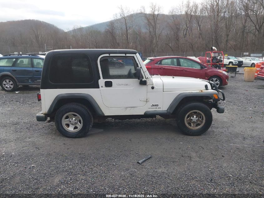 2004 Jeep Wrangler Sport Rhd VIN: 1J4F449S04P732923 Lot: 43719156