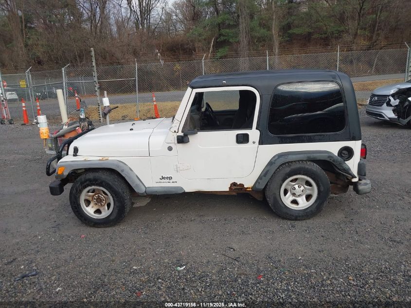 2004 Jeep Wrangler Sport Rhd VIN: 1J4F449S04P732923 Lot: 43719156