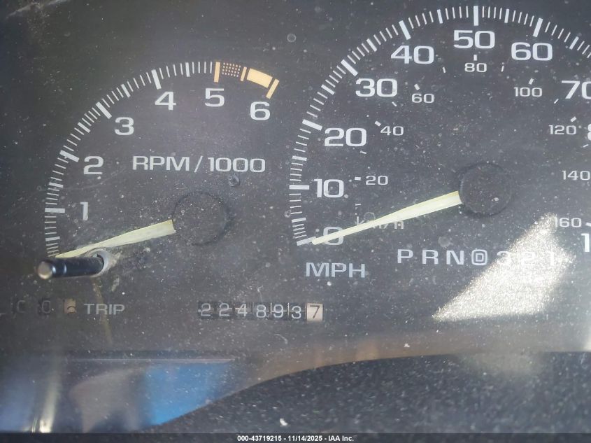 1996 Chevrolet Gmt-400 K1500 VIN: 1GCEK19R2TE124012 Lot: 43719215