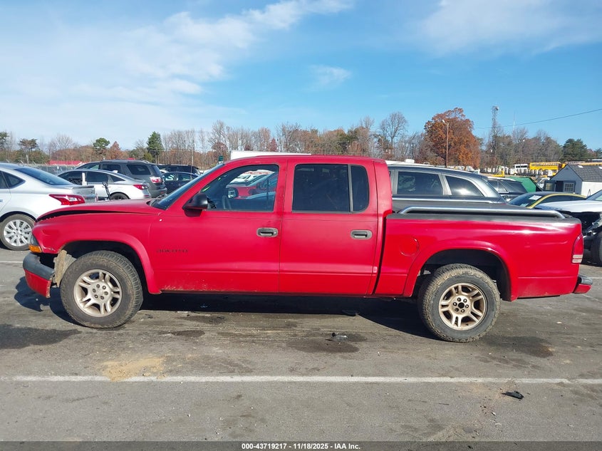 2002 Dodge Dakota Sport VIN: 1B7HL38N72S702058 Lot: 43719217