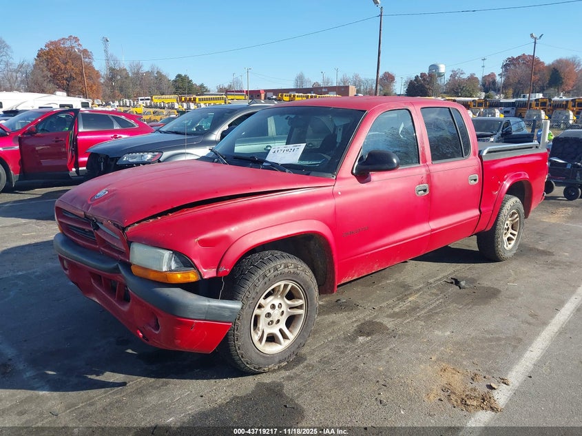 1B7HL38N72S702058 2002 DODGE DAKOTA photo no. 2
