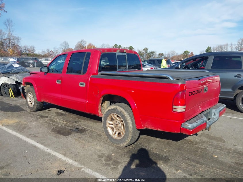 1B7HL38N72S702058 2002 DODGE DAKOTA photo no. 3