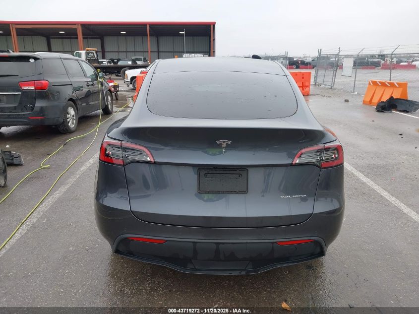 2022 Tesla Model Y Long Range Dual Motor All-Wheel Drive VIN: 7SAYGDEE8NA019026 Lot: 43719272