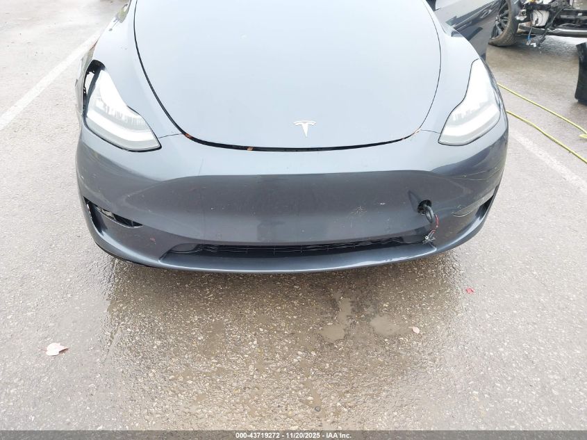 2022 Tesla Model Y Long Range Dual Motor All-Wheel Drive VIN: 7SAYGDEE8NA019026 Lot: 43719272