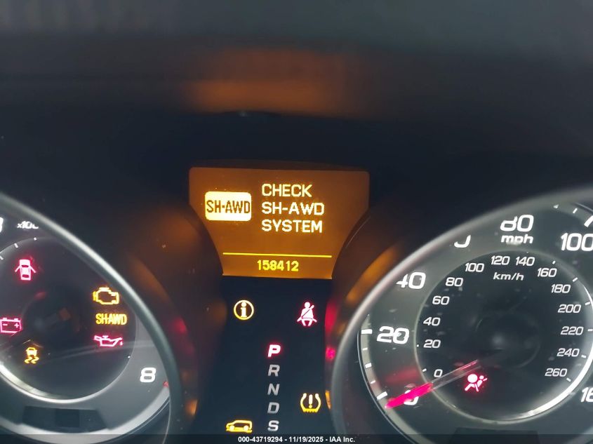 2012 Acura Mdx Advance Package VIN: 2HNYD2H69CH537066 Lot: 43719294