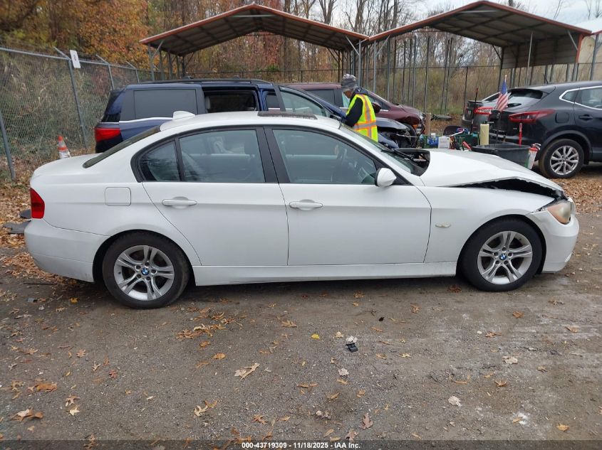 2008 BMW 328I VIN: WBAVA33538KX86580 Lot: 43719309