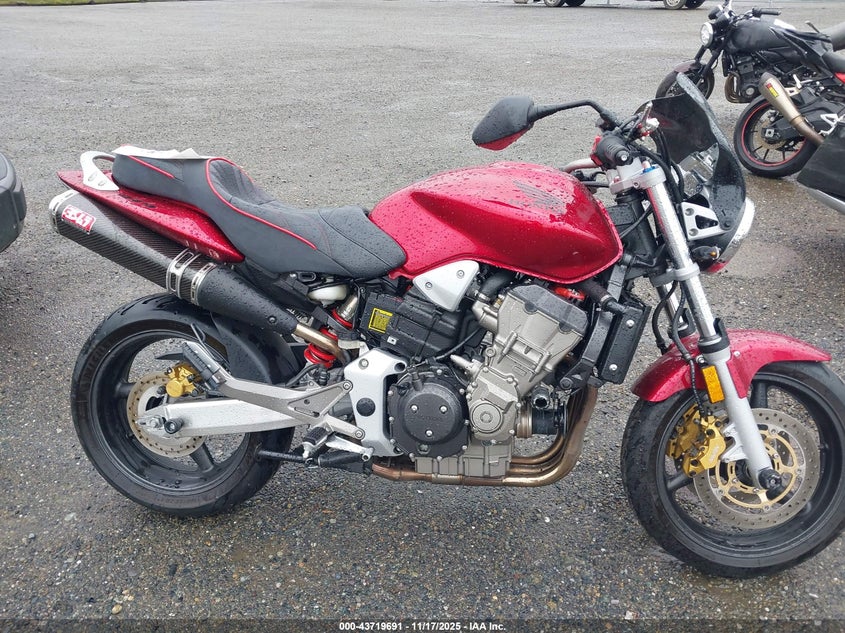 2007 Honda Cb900 F VIN: JH2SC480X7M500821 Lot: 43719691