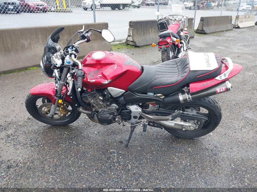 2007 Honda Cb900 F VIN: JH2SC480X7M500821 Lot: 43719691