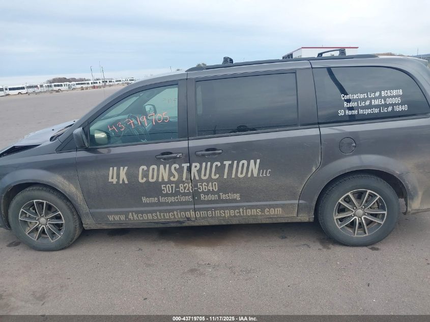 2018 Dodge Grand Caravan Gt VIN: 2C4RDGEG7JR200231 Lot: 43719705