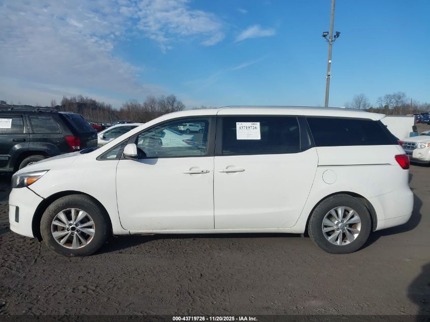 2017 Kia Sedona Lx VIN: KNDMB5C19H6237172 Lot: 43719726