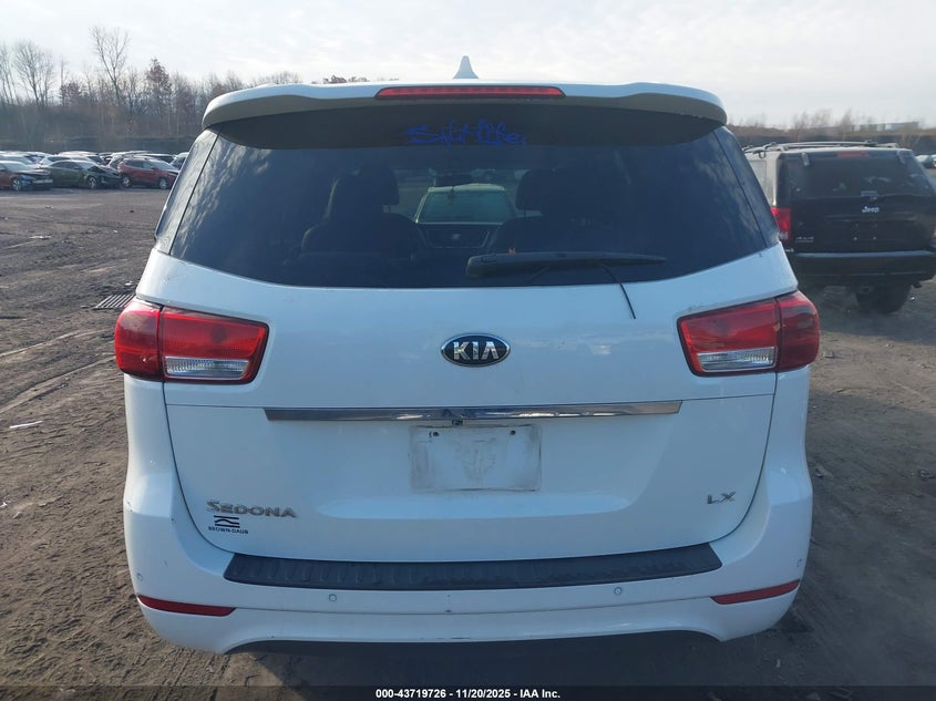 2017 Kia Sedona Lx VIN: KNDMB5C19H6237172 Lot: 43719726