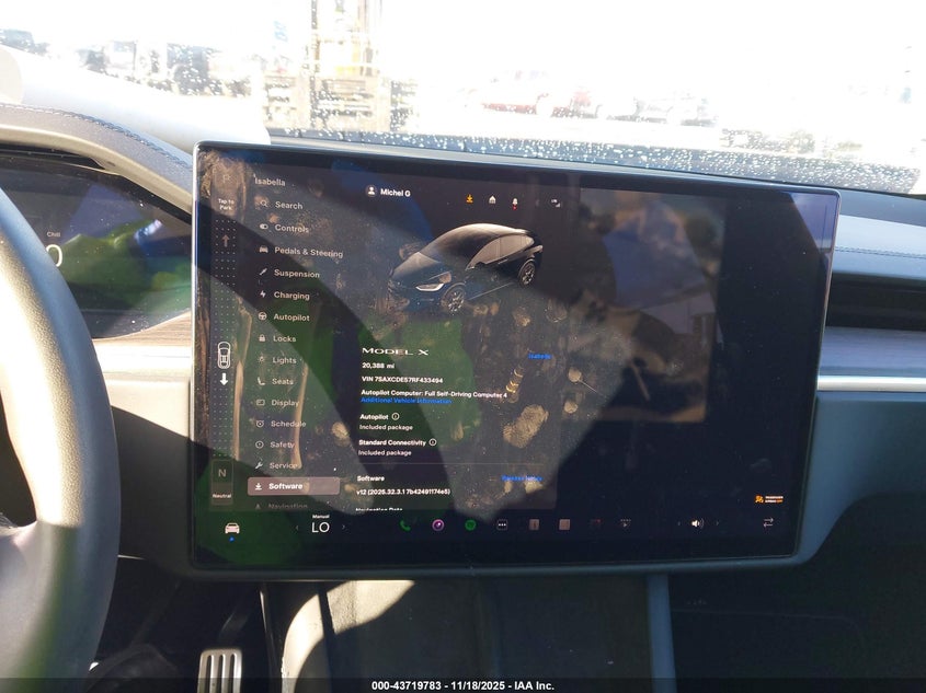 2024 Tesla Model X Long Range VIN: 7SAXCDE57RF433494 Lot: 43719783