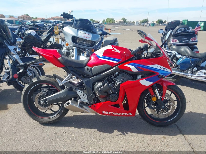 2025 Honda Cbr650 R VIN: MLHRH1556S5100021 Lot: 43719815