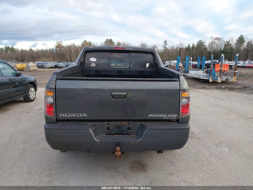 2008 Honda Ridgeline Rtl VIN: 2HJYK165X8H510302 Lot: 43719818