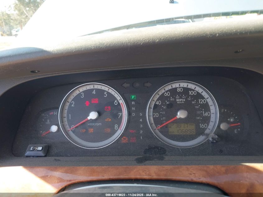 KNALD124755062896 2005 KIA AMANTI photo no. 7