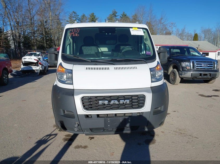 2022 Ram Promaster 1500 Low Roof 136 Wb VIN: 3C6LRVAG8NE109971 Lot: 43719916