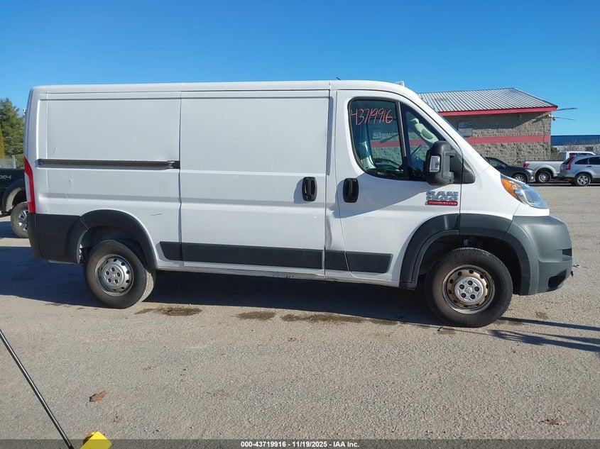 2022 Ram Promaster 1500 Low Roof 136 Wb VIN: 3C6LRVAG8NE109971 Lot: 43719916