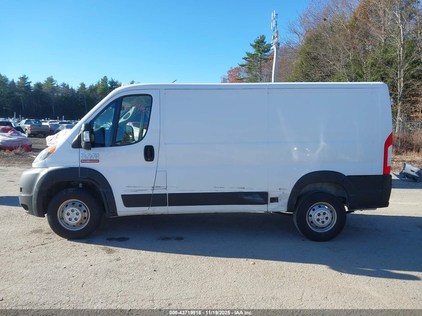 2022 Ram Promaster 1500 Low Roof 136 Wb VIN: 3C6LRVAG8NE109971 Lot: 43719916