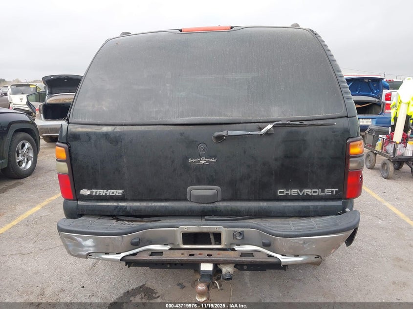 2004 Chevrolet Tahoe Ls VIN: 1GNEC13V14R180995 Lot: 43719976