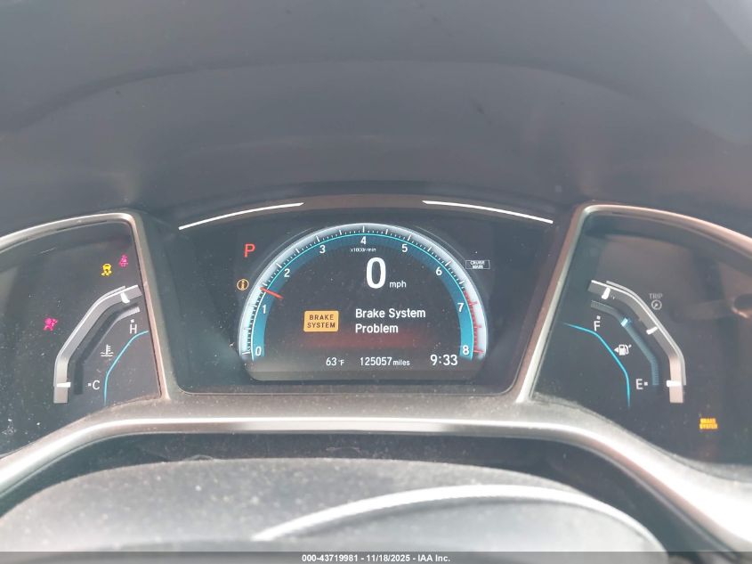 2017 Honda Civic Ex VIN: 19XFC2F78HE046583 Lot: 43719981