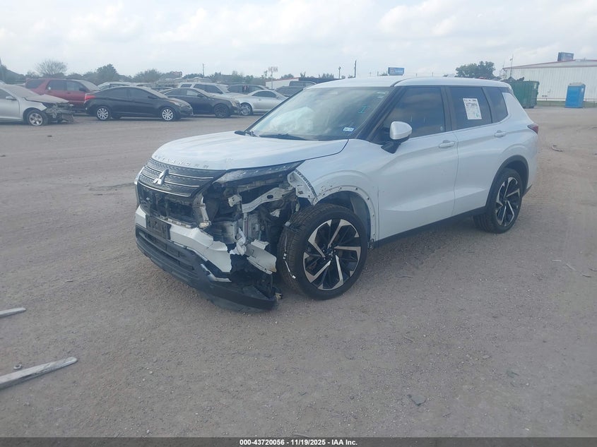 Vin: ja4j3ta89nz020276, lot: 44215416, mitsubishi outlander es 2.5 2wd 20222