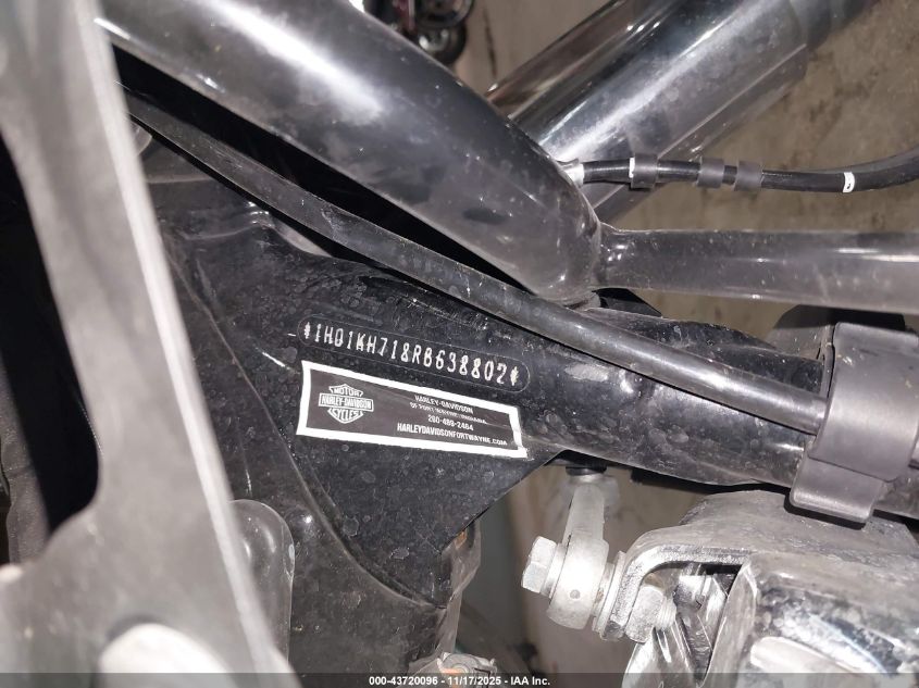 2024 Harley-Davidson Fltrx VIN: 1HD1KH718RB638802 Lot: 43720096