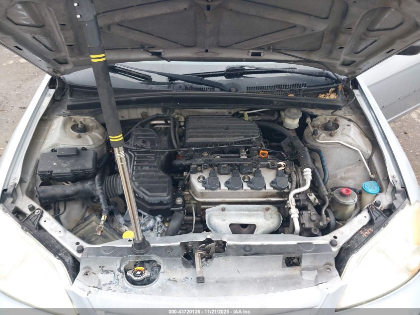 2003 Honda Civic Dx VIN: 2HGES16173H561576 Lot: 43720136