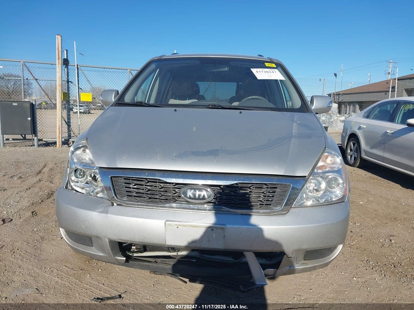 2012 Kia Sedona Lx VIN: KNDMG4C79C6431550 Lot: 43720247