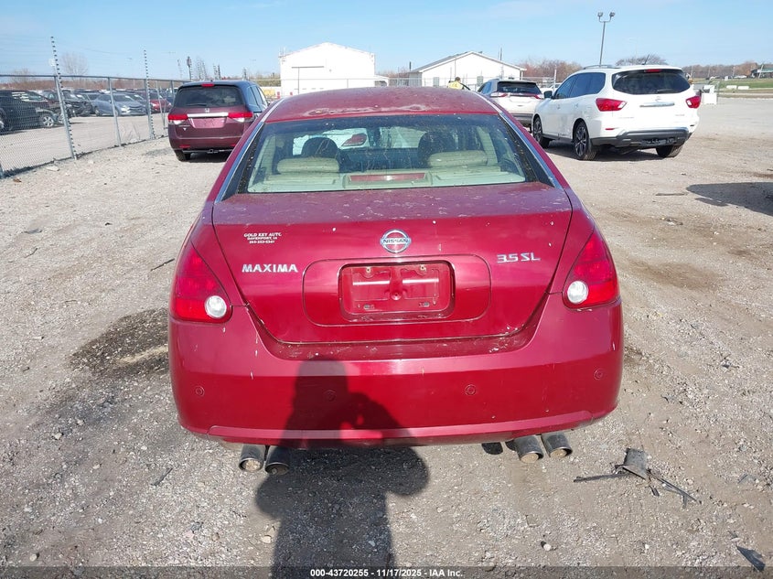 2007 Nissan Maxima 3.5 Sl VIN: 1N4BA41E37C853675 Lot: 43720255
