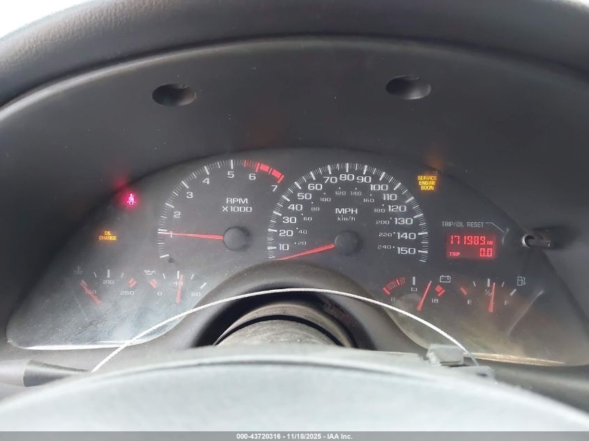 2001 Chevrolet Camaro Z28 VIN: 2G1FP22GX12135720 Lot: 43720316