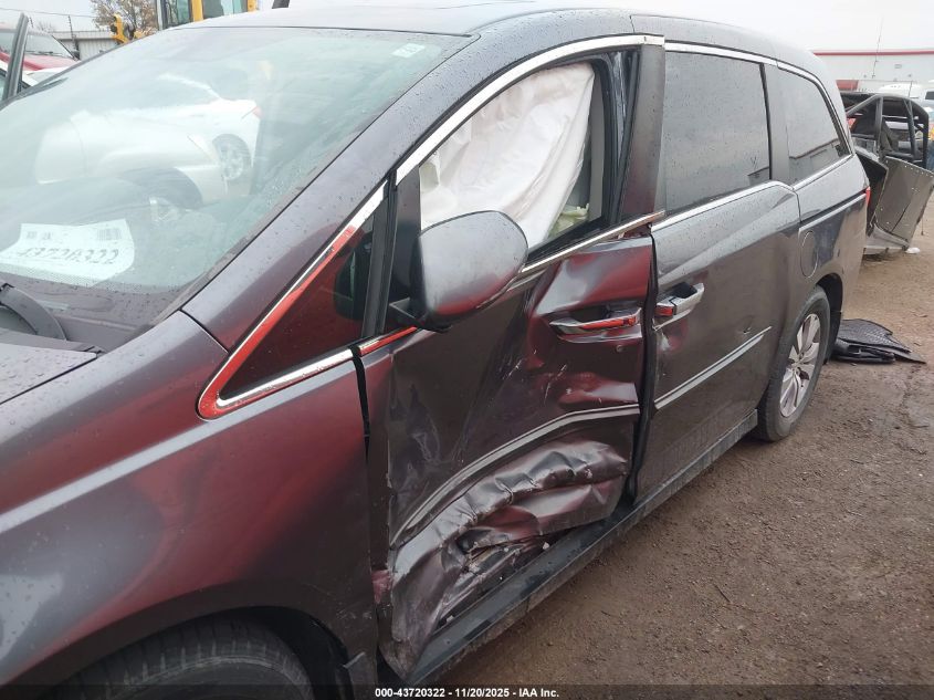 2016 Honda Odyssey Ex-L VIN: 5FNRL5H62GB029788 Lot: 43720322