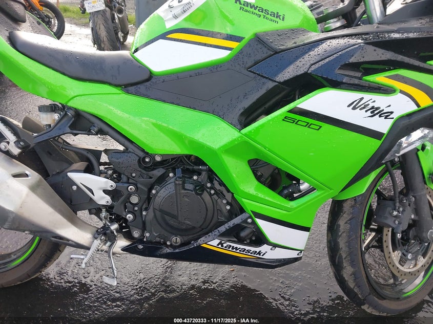 2025 Kawasaki Ex500 H VIN: ML5EXGH11SDA62720 Lot: 43720333