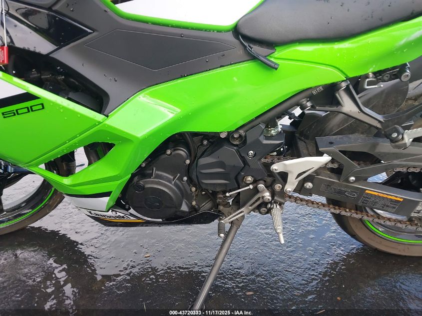 2025 Kawasaki Ex500 H VIN: ML5EXGH11SDA62720 Lot: 43720333