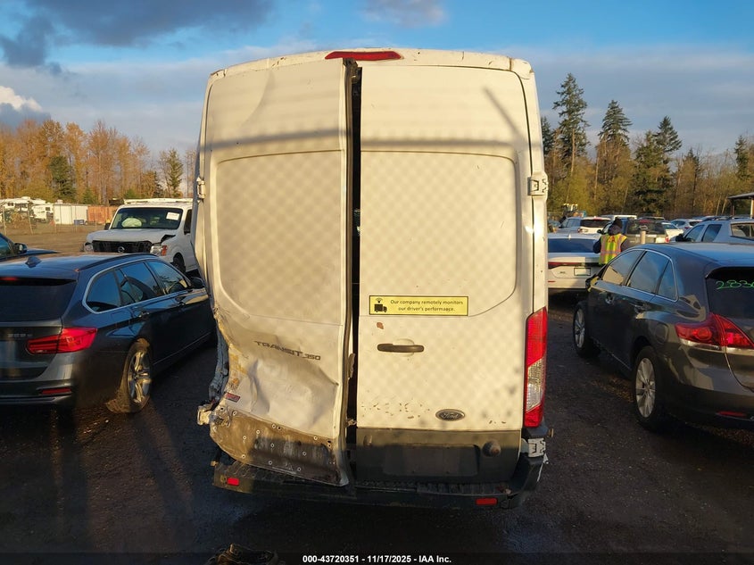 2015 Ford Transit-350 VIN: 1FTSW3XM0FKA20182 Lot: 43720351