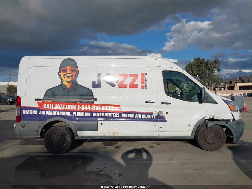 2018 Ford Transit-250 VIN: 1FTYR2CM2JKA75680 Lot: 43720463