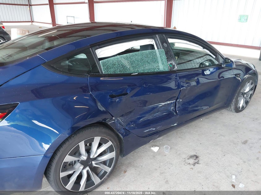 2024 Tesla Model 3 Long Range Dual Motor All-Wheel Drive VIN: 5YJ3E1EB4RF747954 Lot: 43720474