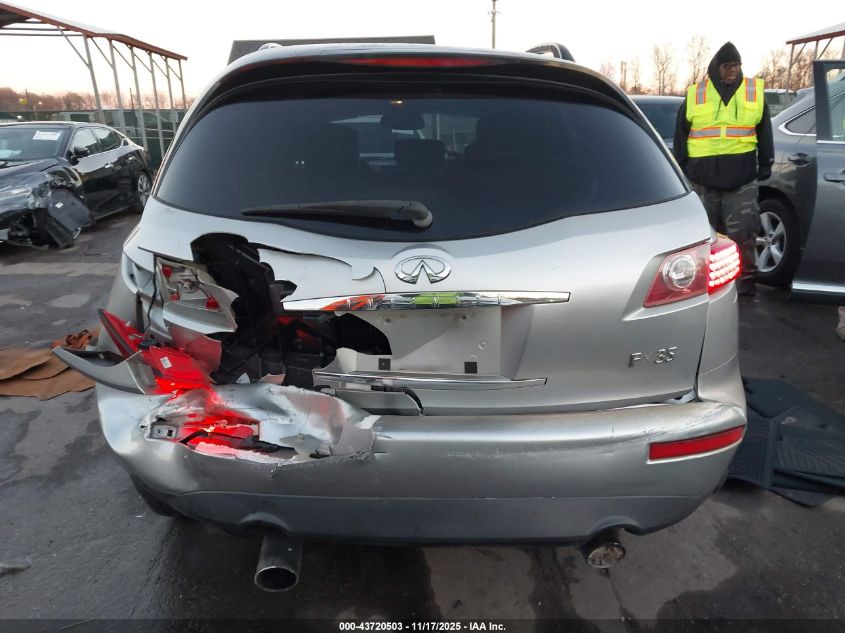 2003 Infiniti Fx35 VIN: JNRAS08U43X100314 Lot: 43720503