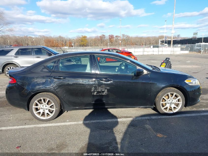 2013 Dodge Dart Sxt VIN: 1C3CDFBH9DD134242 Lot: 43720523