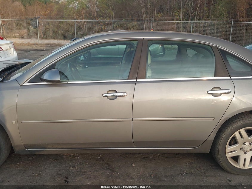 2007 Chevrolet Impala Ltz VIN: 2G1WU58R479338265 Lot: 43720532