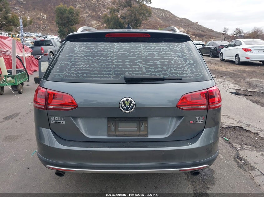 2017 Volkswagen Golf Alltrack Tsi S/Tsi Se/Tsi Sel VIN: 3VWH17AU3HM538840 Lot: 43720586