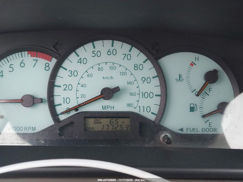 2003 Toyota Corolla Le VIN: 1NXBR32E03Z145329 Lot: 43720589