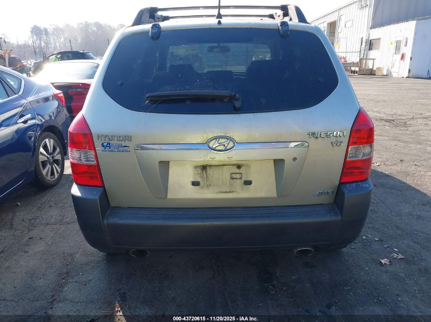 2008 Hyundai Tucson Limited V6/Se VIN: KM8JN72D78U826567 Lot: 43720615