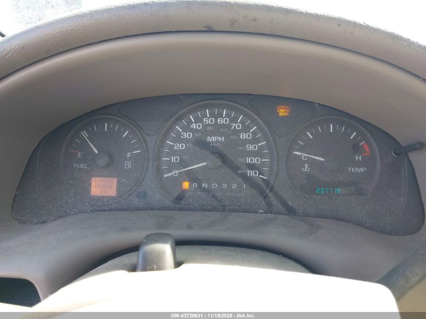 2003 Oldsmobile Silhouette Premiere VIN: 1GHDX13E63D326080 Lot: 43720631