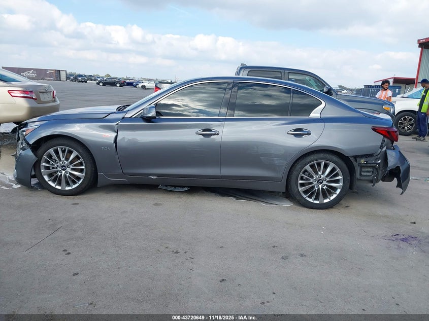 2020 Infiniti Q50 Luxe Awd VIN: JN1EV7AR9LM252598 Lot: 43720649