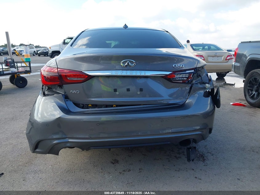 2020 Infiniti Q50 Luxe Awd VIN: JN1EV7AR9LM252598 Lot: 43720649