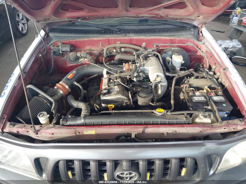 2002 Toyota Tacoma Prerunner VIN: 5TENM92N72Z134918 Lot: 43720656