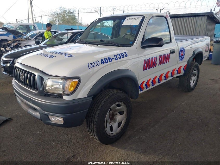 5TENM92N72Z134918 2002 TOYOTA TACOMA photo no. 2
