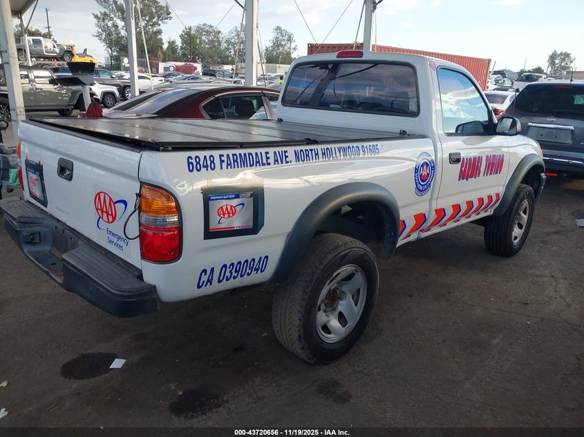 5TENM92N72Z134918 2002 TOYOTA TACOMA photo no. 4